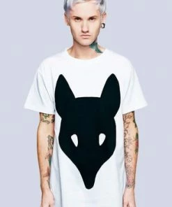 Long Clothing Fox T-Shirt – Unisex -Spooky Threads fox t shirt unisex long clothing 4 300x