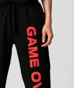 Long Clothing Game Over Joggers - Unisex 9 Long Clothing Game Over Joggers - Unisex -Spooky Threads game over joggers unisex long clothing 4 300x