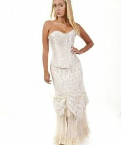 Burleska Glamour Overbust Burlesque Corset In King Brocade -Spooky Threads glamour overbust burlesque corset in king brocade burleska 3 300x