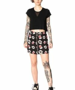 Banned Glampire Bodycon Skirt 10 Banned Glampire Bodycon Skirt -Spooky Threads glampire bodycon skirt banned 4 300x