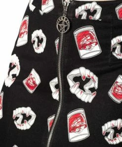 Banned Glampire Bodycon Skirt 11 Banned Glampire Bodycon Skirt -Spooky Threads glampire bodycon skirt banned 5 300x