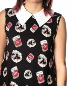 Banned Glampire Collar Dress -Spooky Threads glampire collar dress banned 3 300x