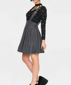Jawbreaker Grey Days High Waisted Skirt 11 Jawbreaker Grey Days High Waisted Skirt -Spooky Threads grey days high waisted skirt ska 3404 03.864 300x