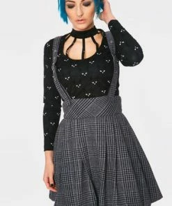 Jawbreaker Grey Days High Waisted Skirt
