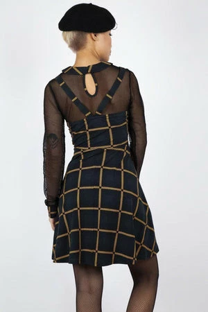 Jawbreaker Head In The Clouds Plaid Overall Dress 7 Jawbreaker Head In The Clouds Plaid Overall Dress - Image 5