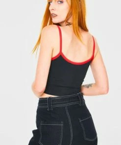 Jawbreaker Heart Throb Crop Top 8 Jawbreaker Heart Throb Crop Top -Spooky Threads heart throb crop top jawbreaker 2 300x