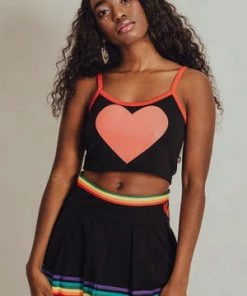 Jawbreaker Heart Throb Crop Top 11 Jawbreaker Heart Throb Crop Top -Spooky Threads heart throb crop top jawbreaker 5 300x