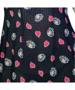 Dr Faust Hearts And Eyes Black Sheer Mini Dress - Camila -Spooky Threads hearts and eyes black sheer mini dress camila dr faust 3 300x