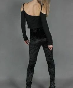 Jawbreaker Heavy Metal Sweet Heart Leggings -Spooky Threads heavy metal sweet heart leggings jawbreaker 7 300x