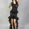 Burleska Helena Skirt In Satin & Lace Overlay