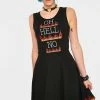 Jawbreaker HELLO NO Skater DRESS 1 Jawbreaker HELLO NO Skater DRESS -Spooky Threads hello no skater dress jawbreaker 300x
