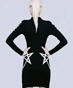 Long Clothing Hexagram Dress 7 Long Clothing Hexagram Dress -Spooky Threads hexagram dress long clothing 3 300x