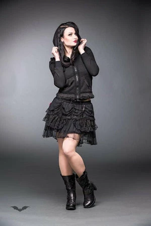 Queen Of Darkness Hoodie With Lace 6 Queen Of Darkness Hoodie With Lace - Image 4