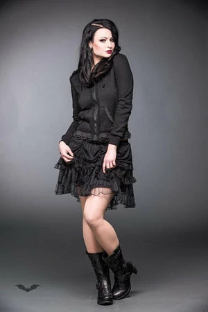 Queen Of Darkness Hoodie With Lace 3 Queen Of Darkness Hoodie With Lace