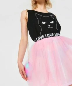 Jawbreaker I Love You Tutu Skirt -Spooky Threads i love you tutu skirt jawbreaker 4 300x