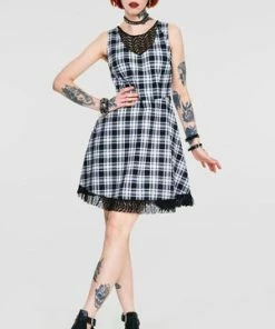 Jawbreaker It's A Picnic Lace Trim Skater Dress 9 Jawbreaker It's A Picnic Lace Trim Skater Dress -Spooky Threads its a picnic lace trim skater dress jawbreaker 3 300x