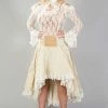 Burleska Julia High Low Skirt In Taffeta -Spooky Threads julia high low skirt in taffeta burleska 300x