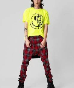 Long Clothing Killer Smiley - T-shirt - Unisex -Spooky Threads killer smiley t shirt unisex long clothing 4 300x