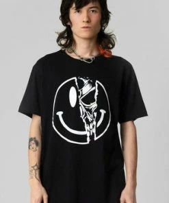 Long Clothing Killer Smiley - T-shirt - Unisex -Spooky Threads killer smiley t shirt unisex long clothing 6 300x