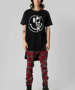 Long Clothing Killer Smiley - T-shirt - Unisex -Spooky Threads killer smiley t shirt unisex long clothing 8 300x