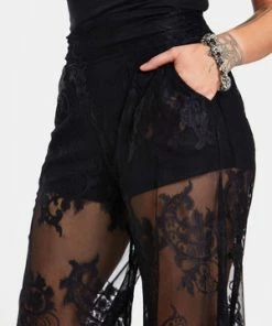 Jawbreaker Lace Me Trousers -Spooky Threads lace me trousers jawbreaker 7 300x