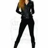 Dr Faust Leather Black Biker Jacket - Vor -Spooky Threads leather black biker jacket vor dr faust 300x