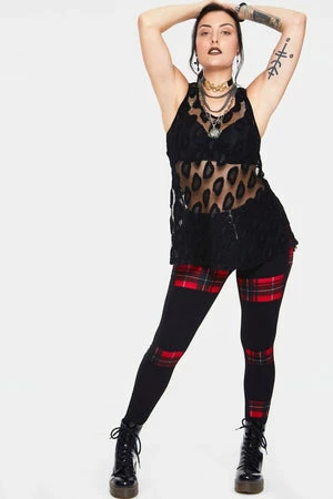 Jawbreaker Leo Mesh Sleeveless Top 7 Jawbreaker Leo Mesh Sleeveless Top - Image 5