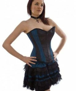 Burleska Lolita Mini Burlesque Skirt In Satin -Spooky Threads lolita mini burlesque skirt in satin burleska 4 300x