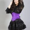 Burleska Lolita Mini Burlesque Skirt In Satin -Spooky Threads lolita mini burlesque skirt in satin burleska 300x