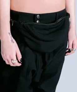 Long Clothing Long X Orphanage Black Clip Pants - Unisex 8 Long Clothing Long X Orphanage Black Clip Pants - Unisex -Spooky Threads long x orphanage black clip pants unisex long clothing 3 300x