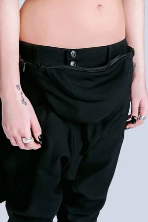 Long Clothing Long X Orphanage Black Clip Pants - Unisex 5 Long Clothing Long X Orphanage Black Clip Pants - Unisex - Image 3