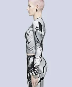 Long Clothing Long X Pussykrew Long Sleeve Crop Top -Spooky Threads long x pussykrew long sleeve crop top long clothing 3 300x