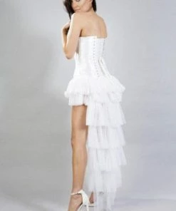 Burleska Maya Bustle Skirt In Net -Spooky Threads maya bustle skirt in net burleska 5 300x