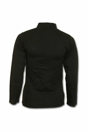 Spiral Metal Streetwear - Slant Zip Women Biker Jacket Black 4 Spiral Metal Streetwear - Slant Zip Women Biker Jacket Black - Image 2