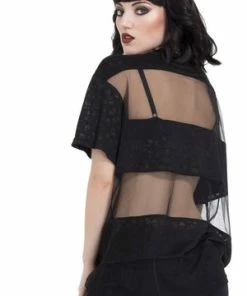 Jawbreaker Mini Skulls Oversized Top -Spooky Threads mini skulls oversized top jawbreaker 5 300x