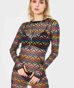 Jawbreaker MiX TApE Mesh Dress