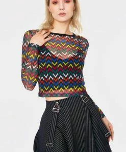 Jawbreaker Mix TaPe Mesh Top
