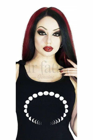 Dr Faust Moon Phases Black High-Low Dress - Marleigh 4 Dr Faust Moon Phases Black High-Low Dress - Marleigh - Image 2