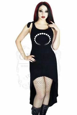 Dr Faust Moon Phases Black High-Low Dress - Marleigh 3 Dr Faust Moon Phases Black High-Low Dress - Marleigh