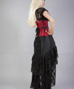 Burleska Morgana Underbust Steel Boned Corset In Taffeta -Spooky Threads morgana underbust steel boned corset in taffeta burleska 2 300x
