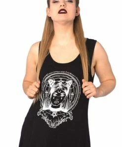 Banned Mystic Chic Pentagram Top -Spooky Threads mystic chic pentagram top banned 3 300x