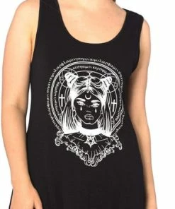 Banned Mystic Chic Pentagram Top -Spooky Threads mystic chic pentagram top banned 4 300x