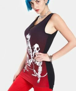 Jawbreaker No Evil Creepy Cats Ombre Top -Spooky Threads no evil creepy cats ombre top jawbreaker 3 300x