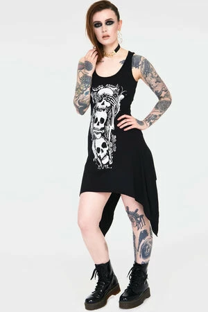 Jawbreaker No Evil Witchy Dress With Back Ties 6 Jawbreaker No Evil Witchy Dress With Back Ties - Image 4