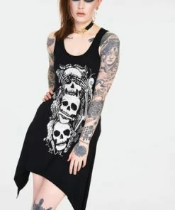 Jawbreaker No Evil Witchy Dress With Back Ties 9 Jawbreaker No Evil Witchy Dress With Back Ties -Spooky Threads no evil witchy dress with back ties dra 9471 03.1146 300x
