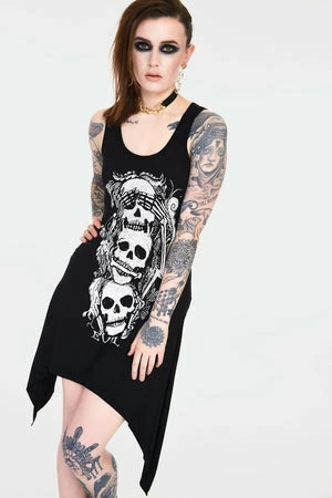 Jawbreaker No Evil Witchy Dress With Back Ties 5 Jawbreaker No Evil Witchy Dress With Back Ties - Image 3