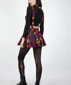 Jawbreaker Now You See Me Camo Skirt -Spooky Threads now you see me camo skirt jawbreaker 5 300x