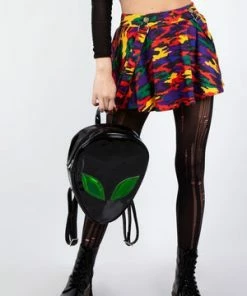 Jawbreaker Now You See Me Camo Skirt -Spooky Threads now you see me camo skirt jawbreaker 7 300x