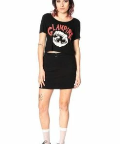 Banned O Ring Denim Skirt -Spooky Threads o ring denim skirt banned 3 300x