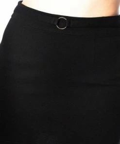 Banned O Ring Denim Skirt -Spooky Threads o ring denim skirt banned 4 300x